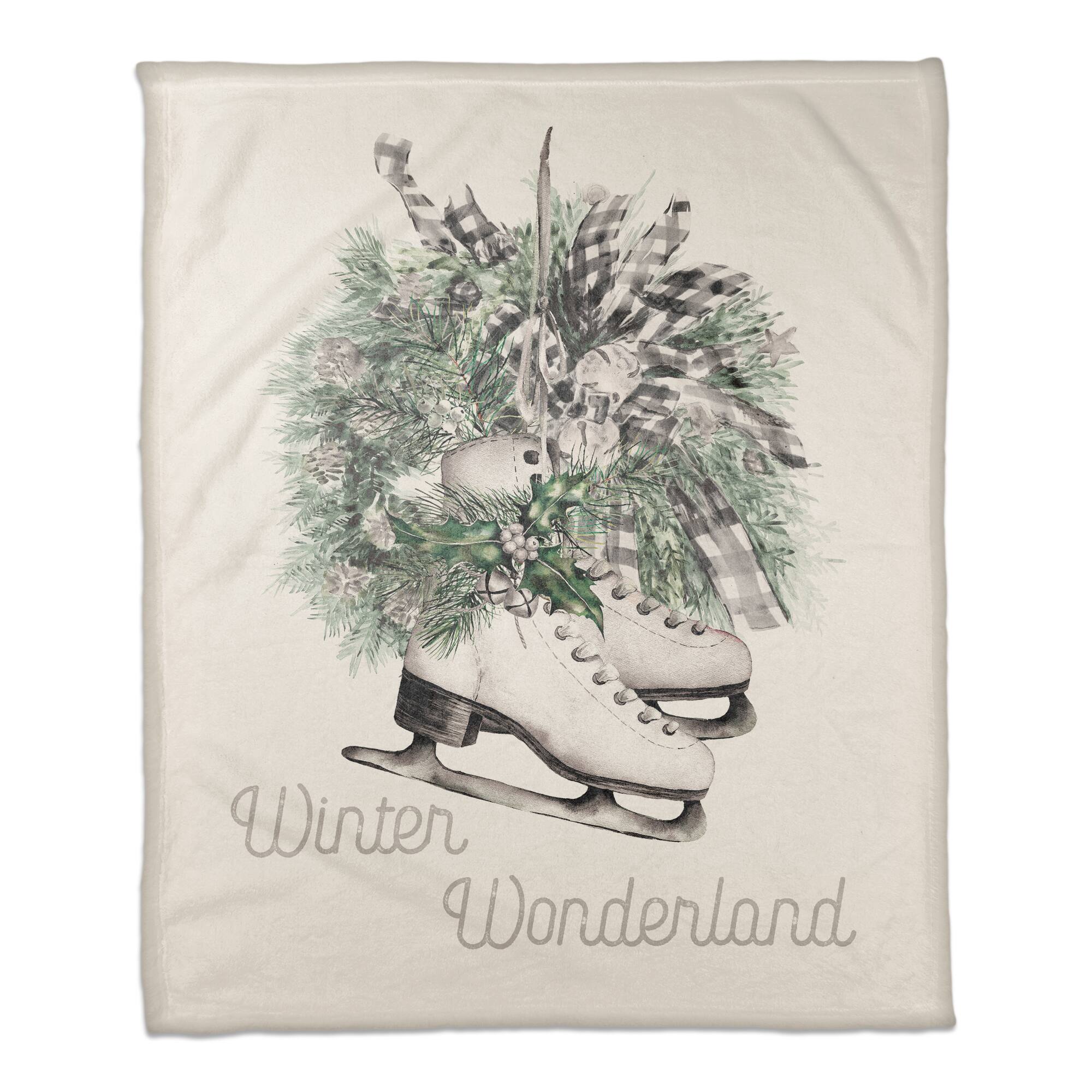 Winter Wonderland 50x60 Coral Fleece Blanket